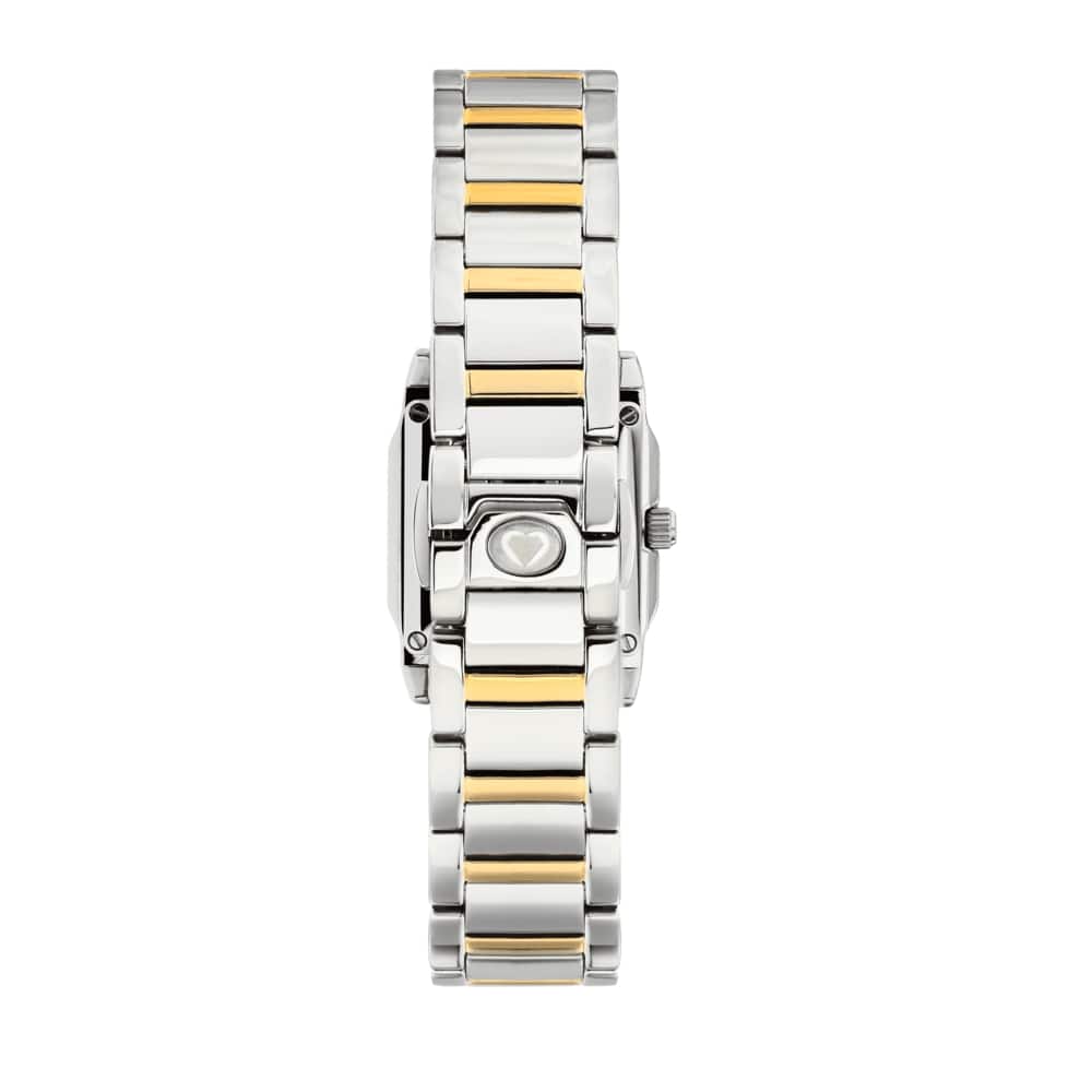 Women Square Two Tone Watch