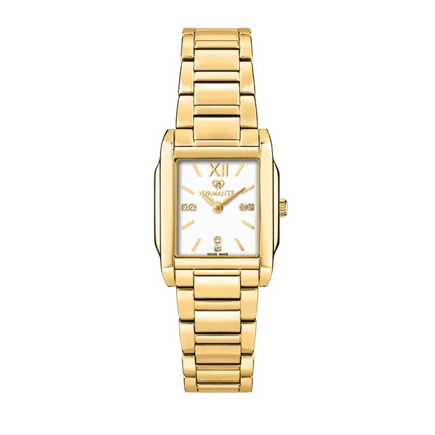Women Square Gold Watch