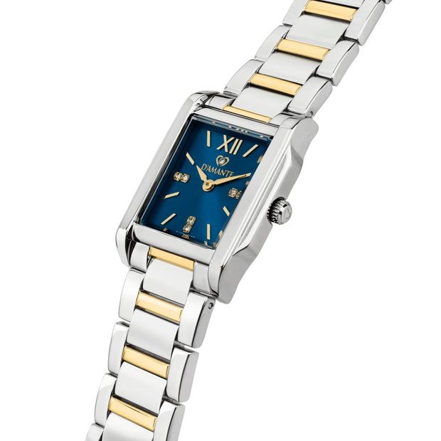 Women Square Gold/Silver Watch