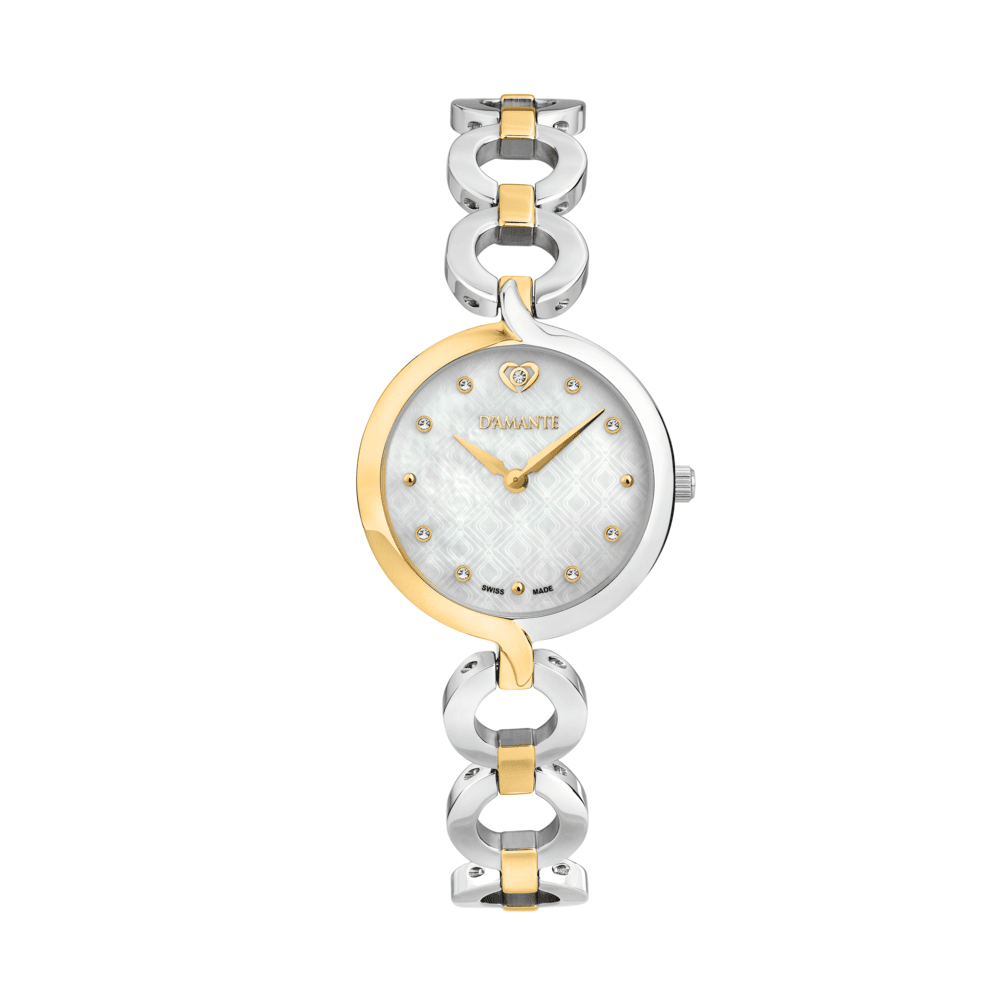Women Sinuous Gold 39X30mm Watch