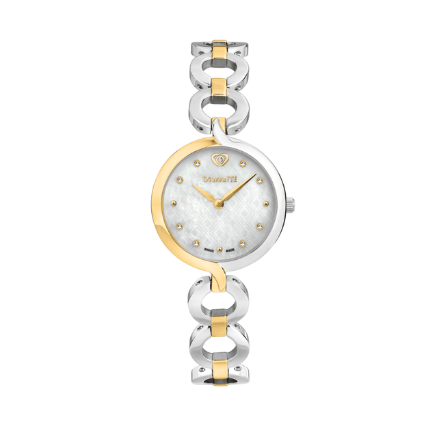 Women Sinuous Gold 39X30mm Watch