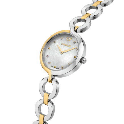 Women Sinuous Golden Watch