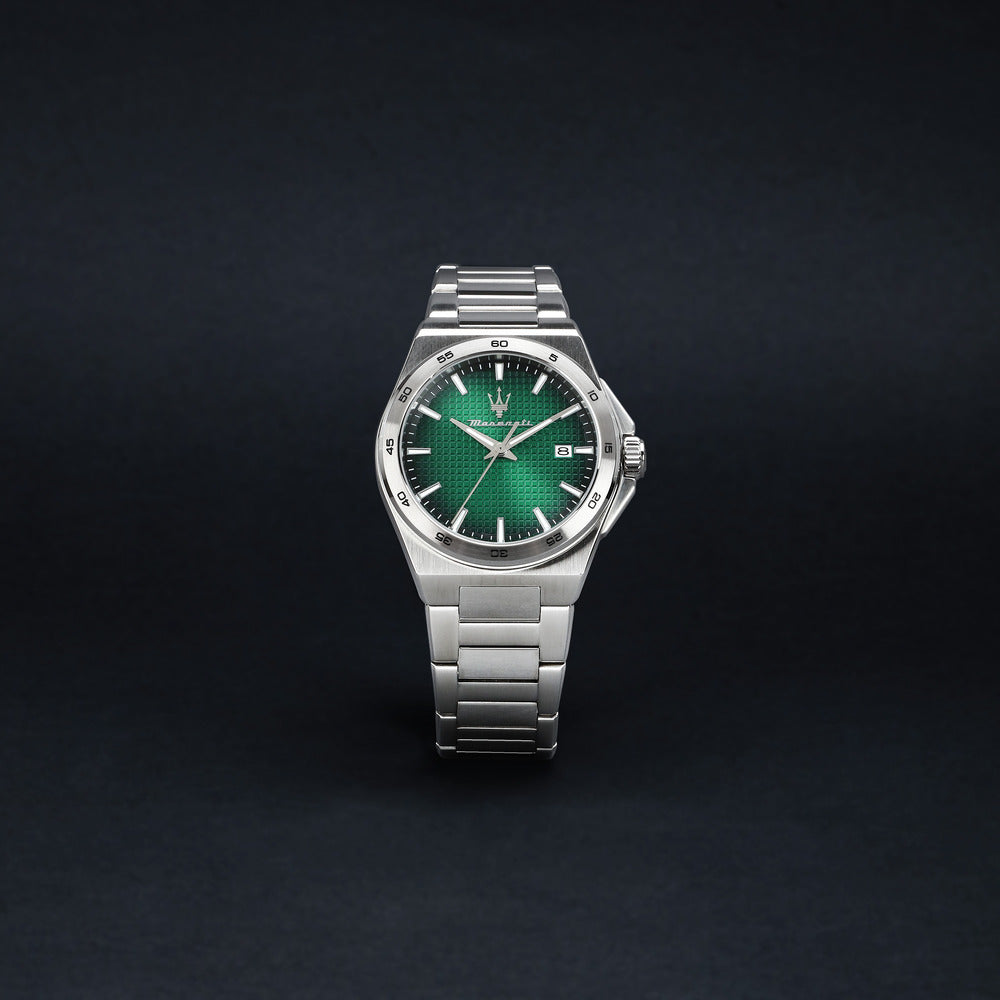 Men Velocita Slim Green Watch