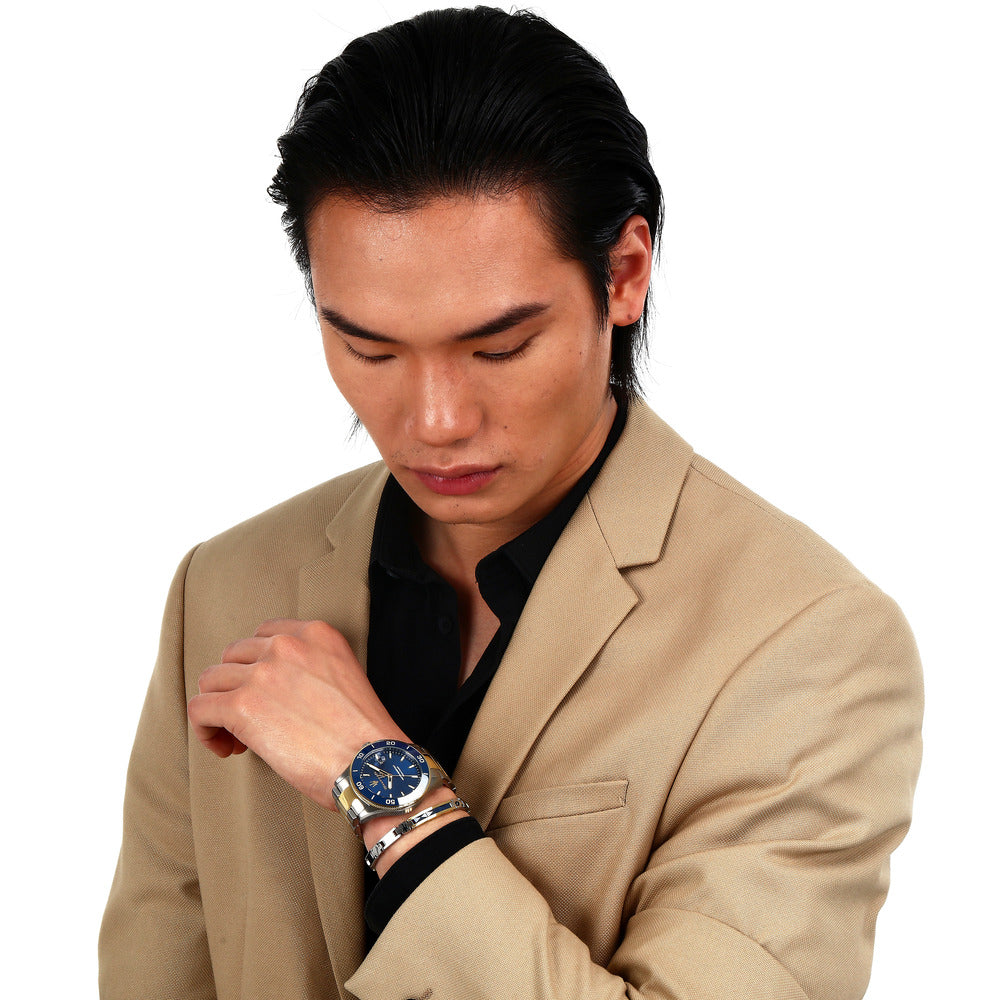 Men Competizione Silver Watch Set