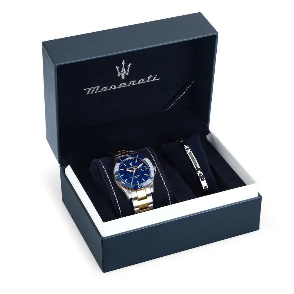Men Competizione Silver Watch Set
