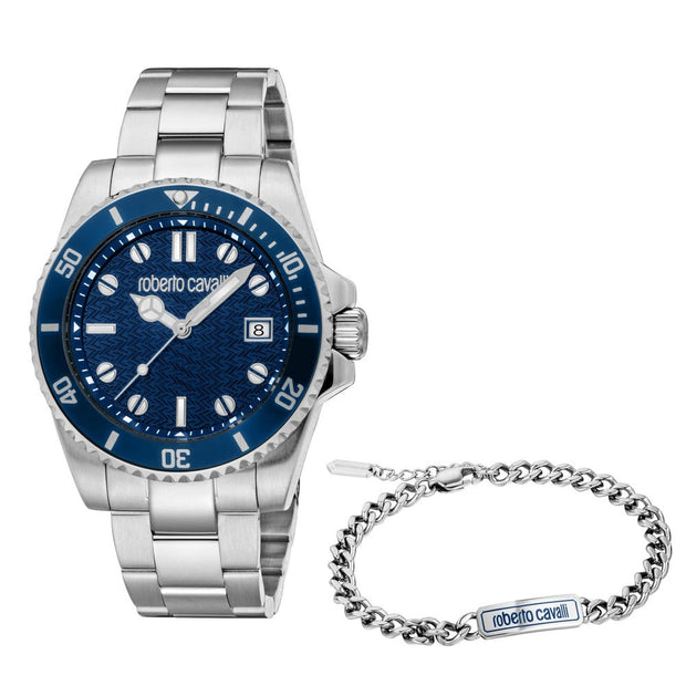 Men Marte Silver 42mm Watch Set