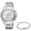 Men Potenza Silver Watch Set