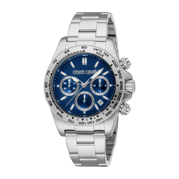 Men Fiero Silver 40mm Watch Set