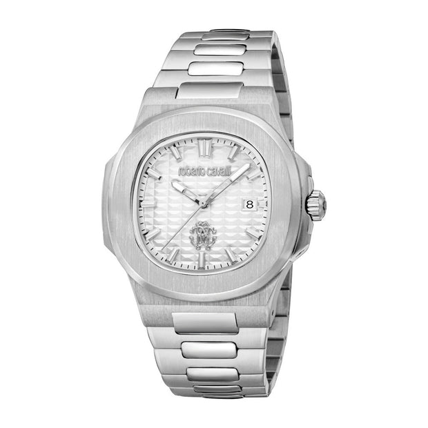 Men Ruggito Silver Watch Set