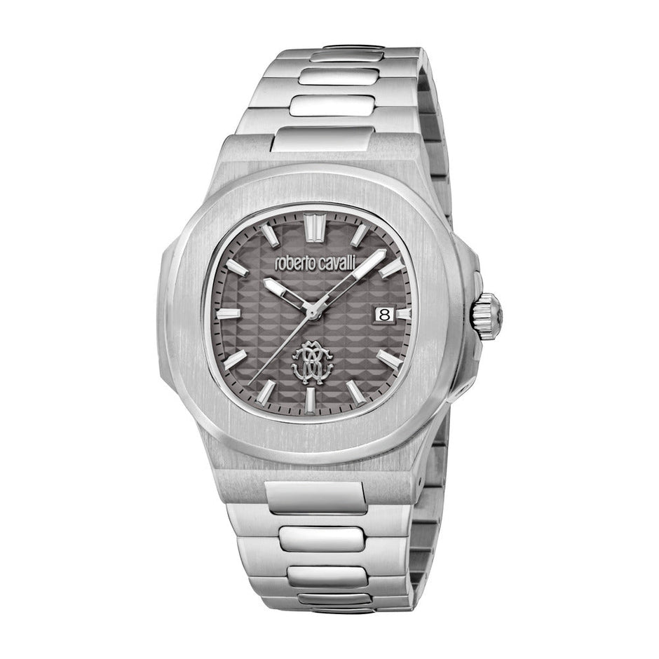 Men Ruggito Silver Watch Set
