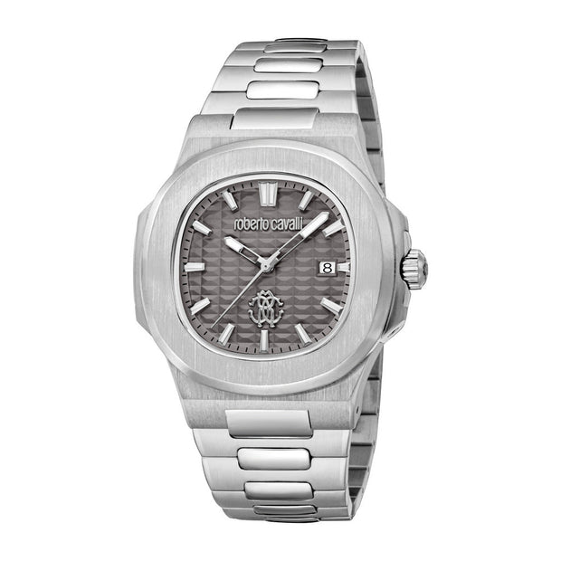 Men Ruggito Silver Watch Set
