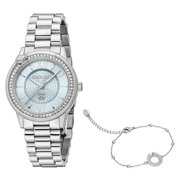 Women Lucente Silver Watch Set