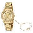 Women Lucente Gold Color 25mm Watch Set