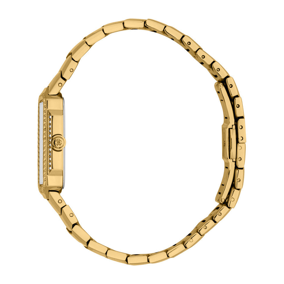 Women Eterna Golden Watch Set