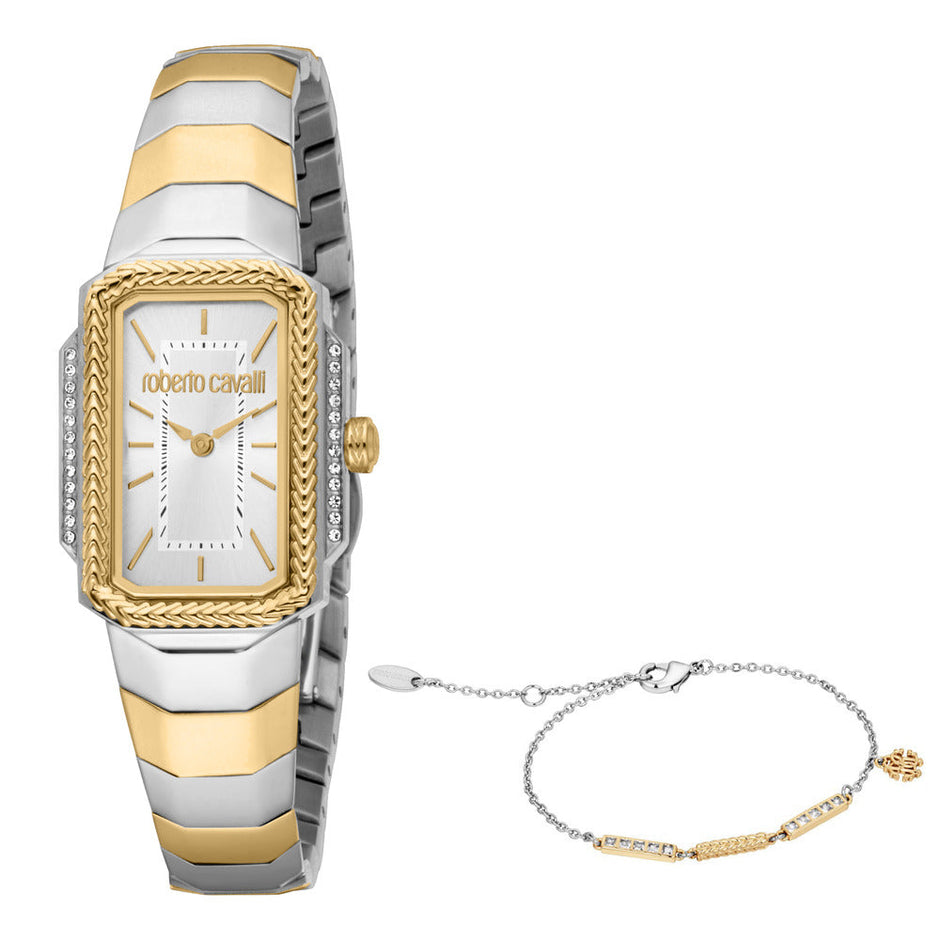 Women Eterna Two Tone Watch Set