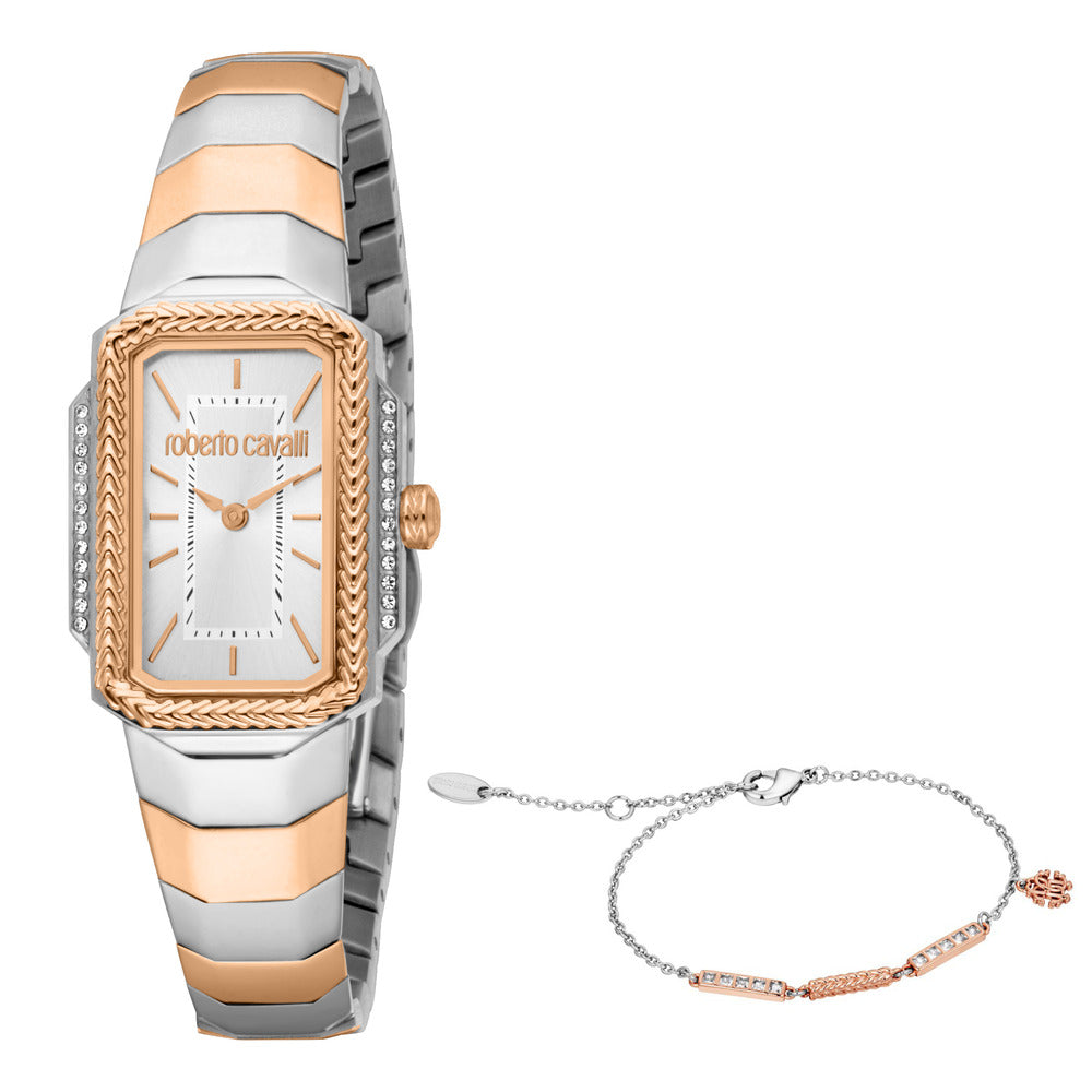 Women Eterna Two Tone Watch Set