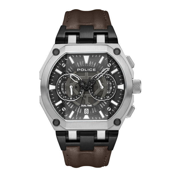 Unisex Shield Black 45mm Watch