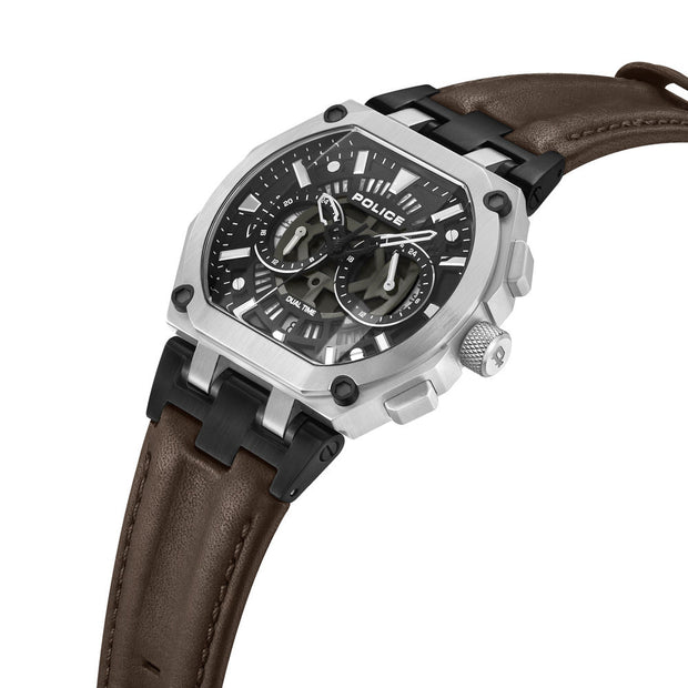 Unisex Shield Black 45mm Watch