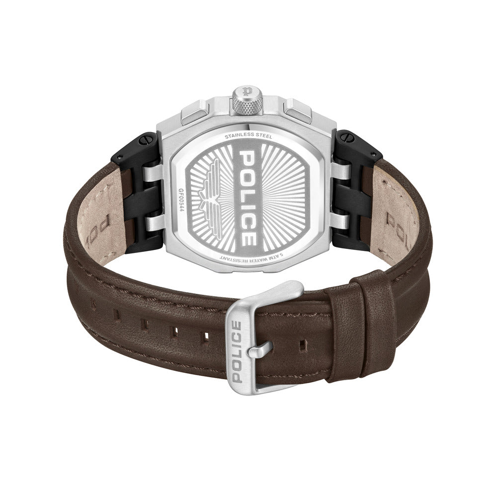 Unisex Shield Black 45mm Watch