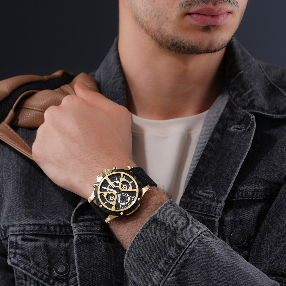 Men Surigao Black 47X54mm Watch
