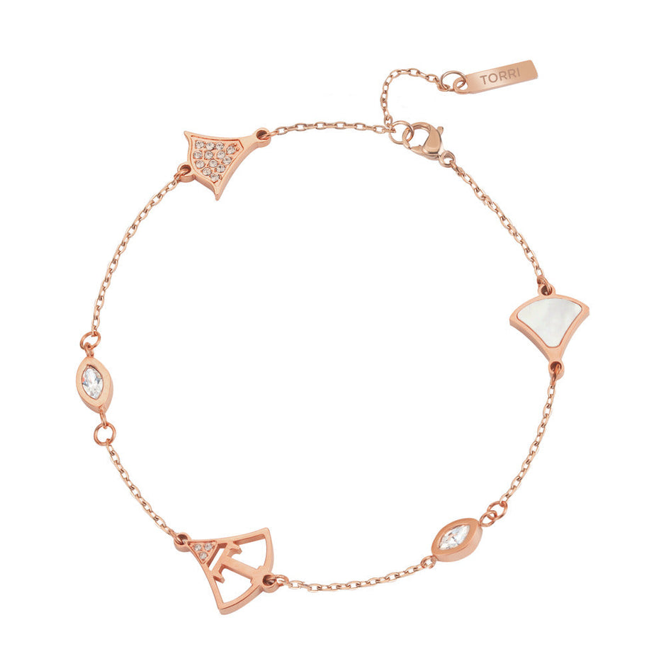 Women Bianca Rose Gold Bracelet