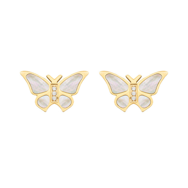 Women Bettina ButterFly Golden Earring