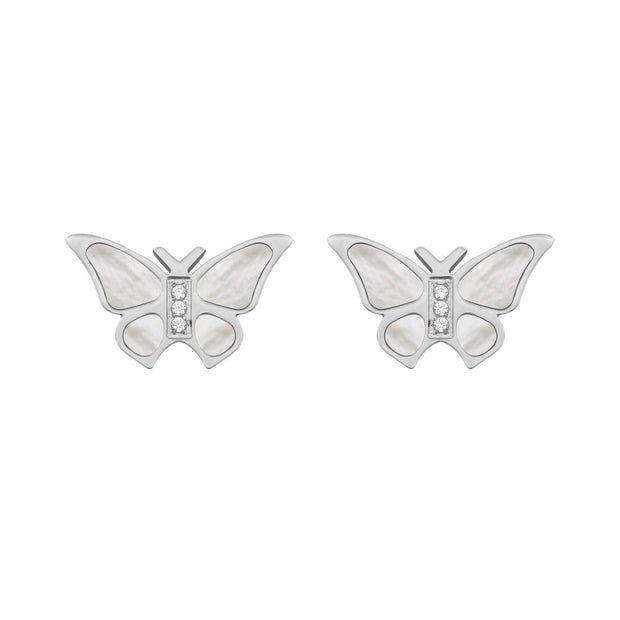 Women Bettina ButterFly Silver Earring