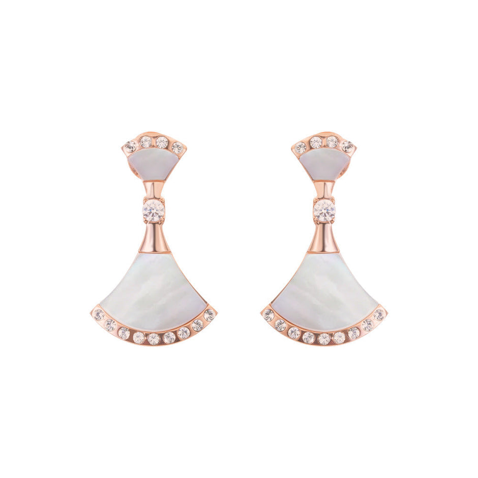 Women Bianca Rose Gold Earring