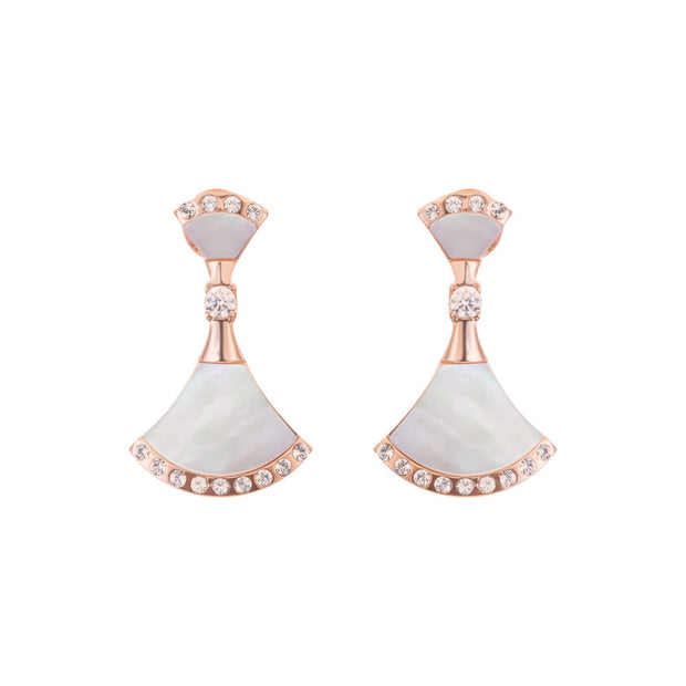 Women Bianca Rose Gold Earring