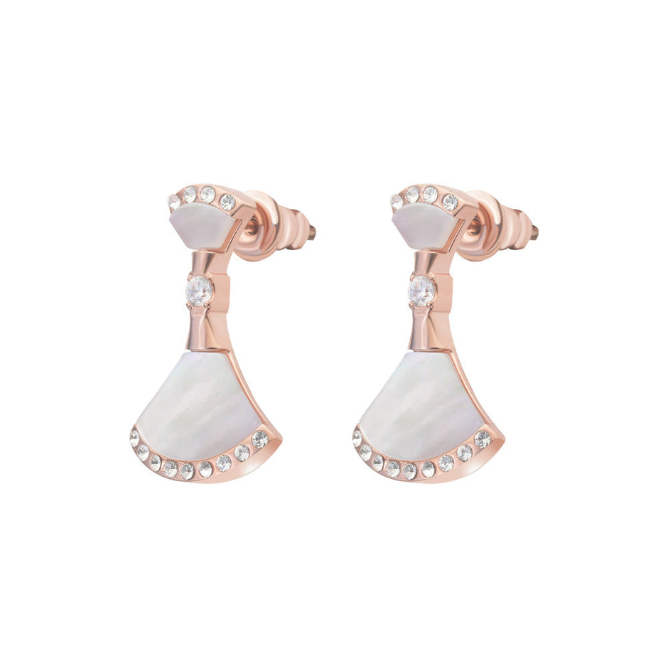 Women Bianca Rose Gold Earring