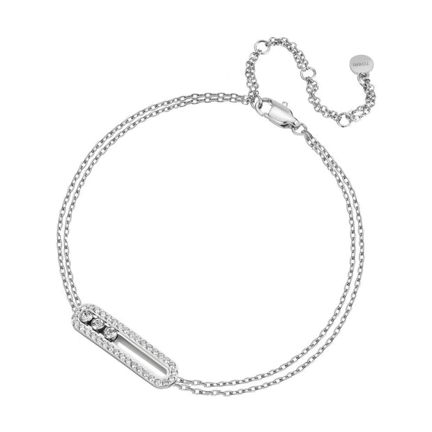 Women Melania Messika Silver Bracelet