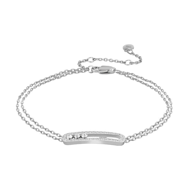 Women Melania Messika Silver Bracelet
