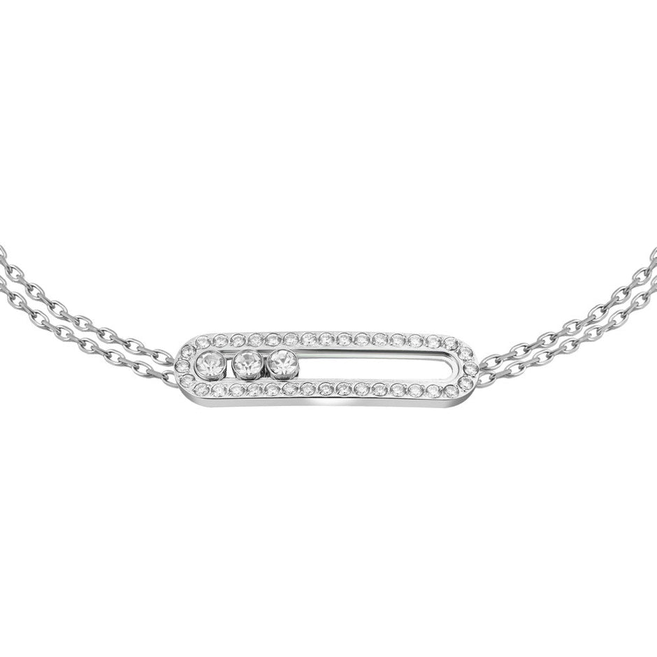 Women Melania Messika Silver Bracelet