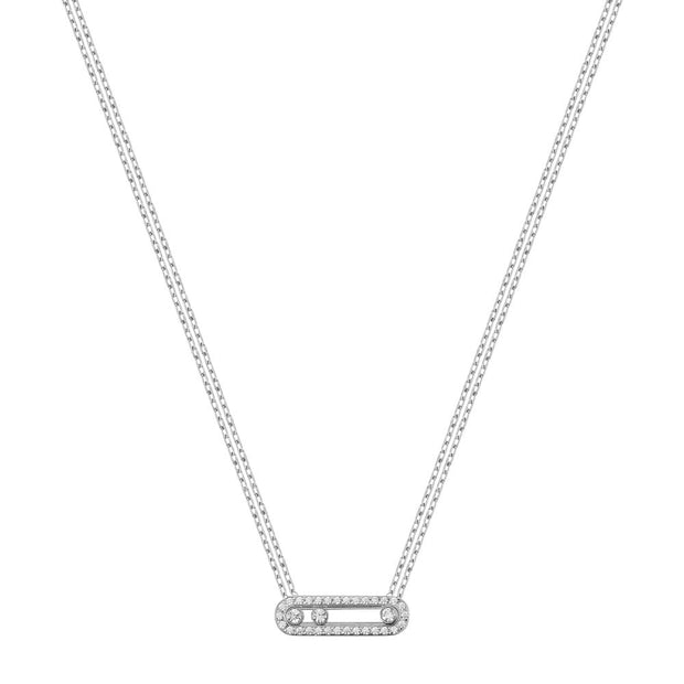 Women Melania Messika Silver Necklace