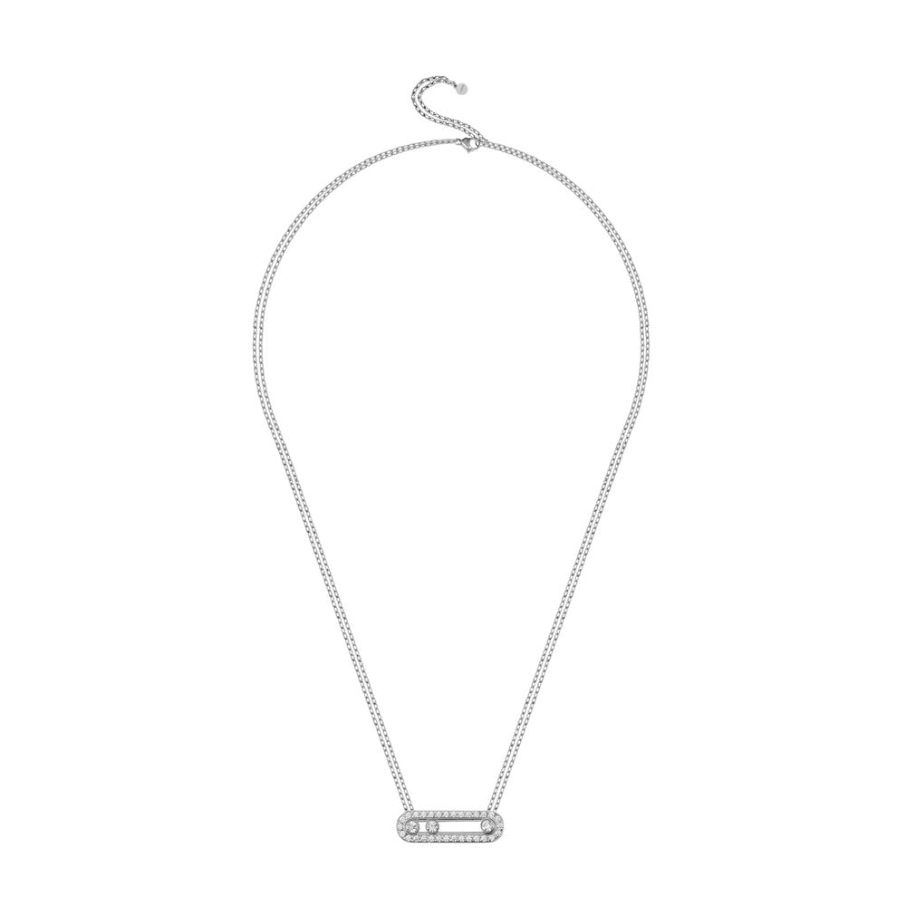 Women Melania Messika Silver Necklace