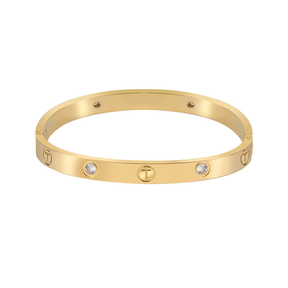 Women Livia Golden Bangle
