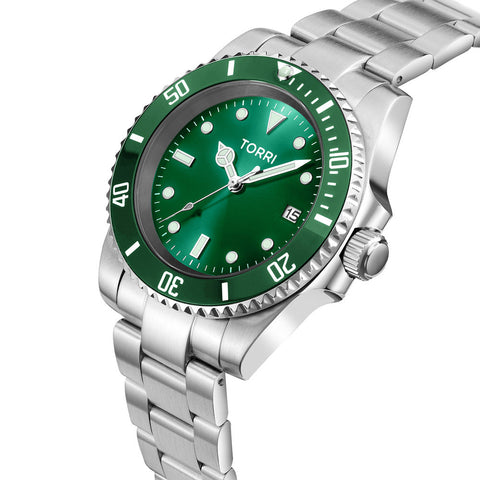 Men Luciano 40mm Silver  Watch