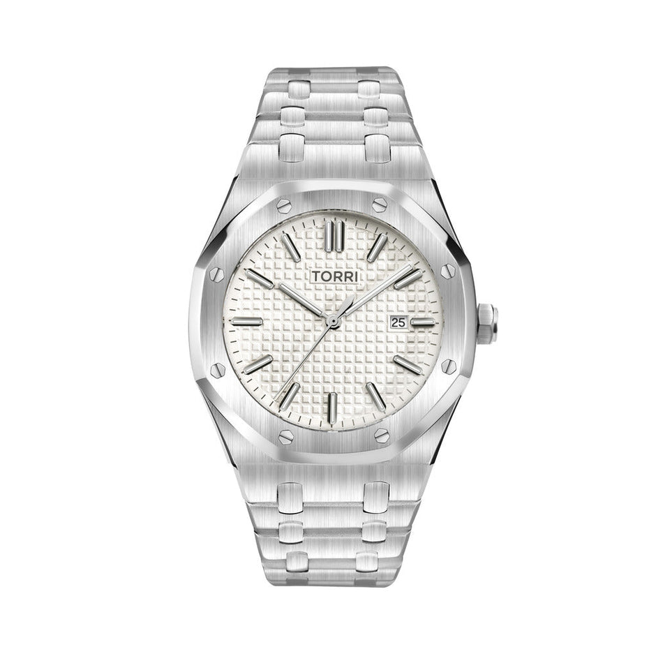 Men Santino Silver 41mm Watch