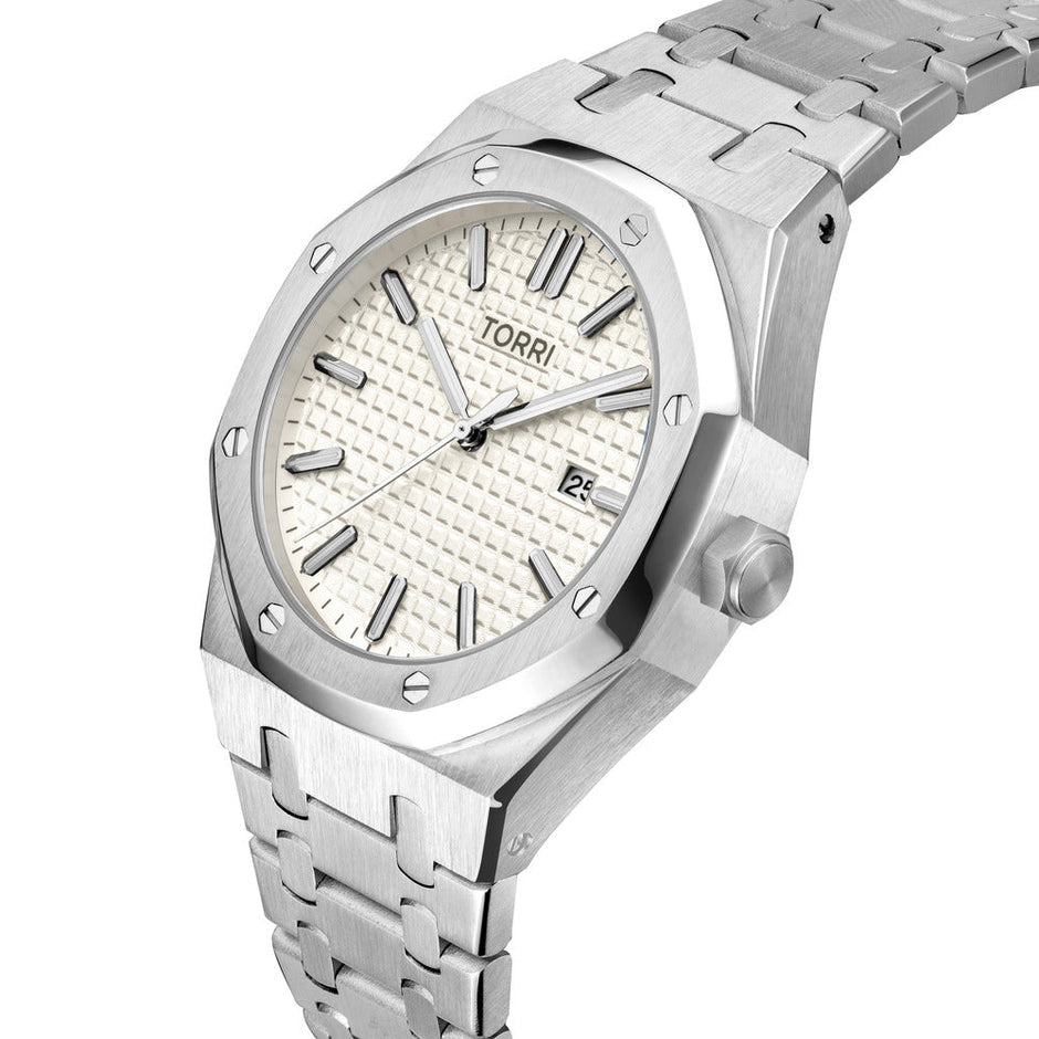 Men Santino Silver 41mm Watch