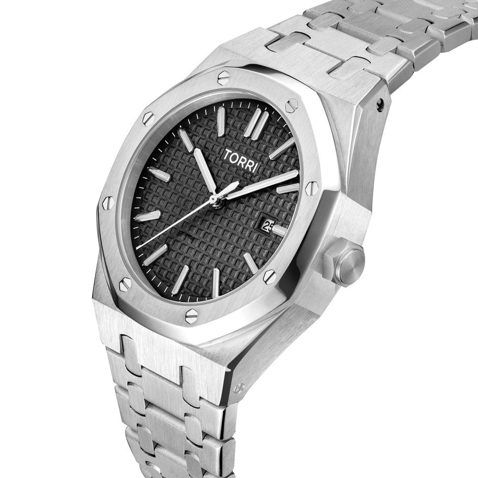Men Romeo Silver 41mm Watch