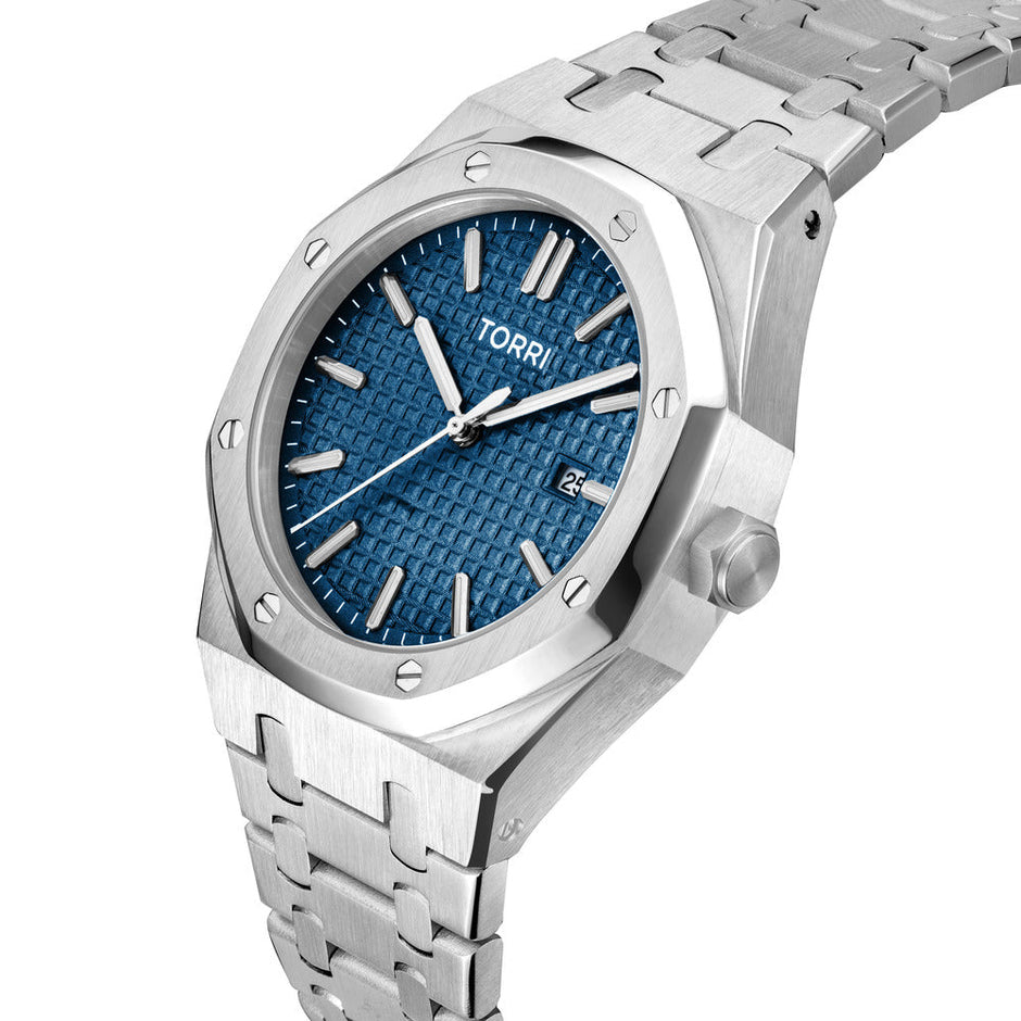 Men Romeo Silver 41mm Watch