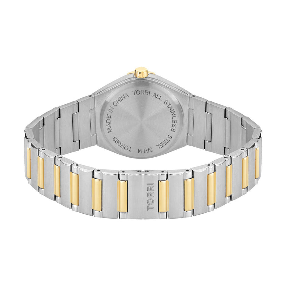 Women Manuel 34mm Silver/Gold Watch