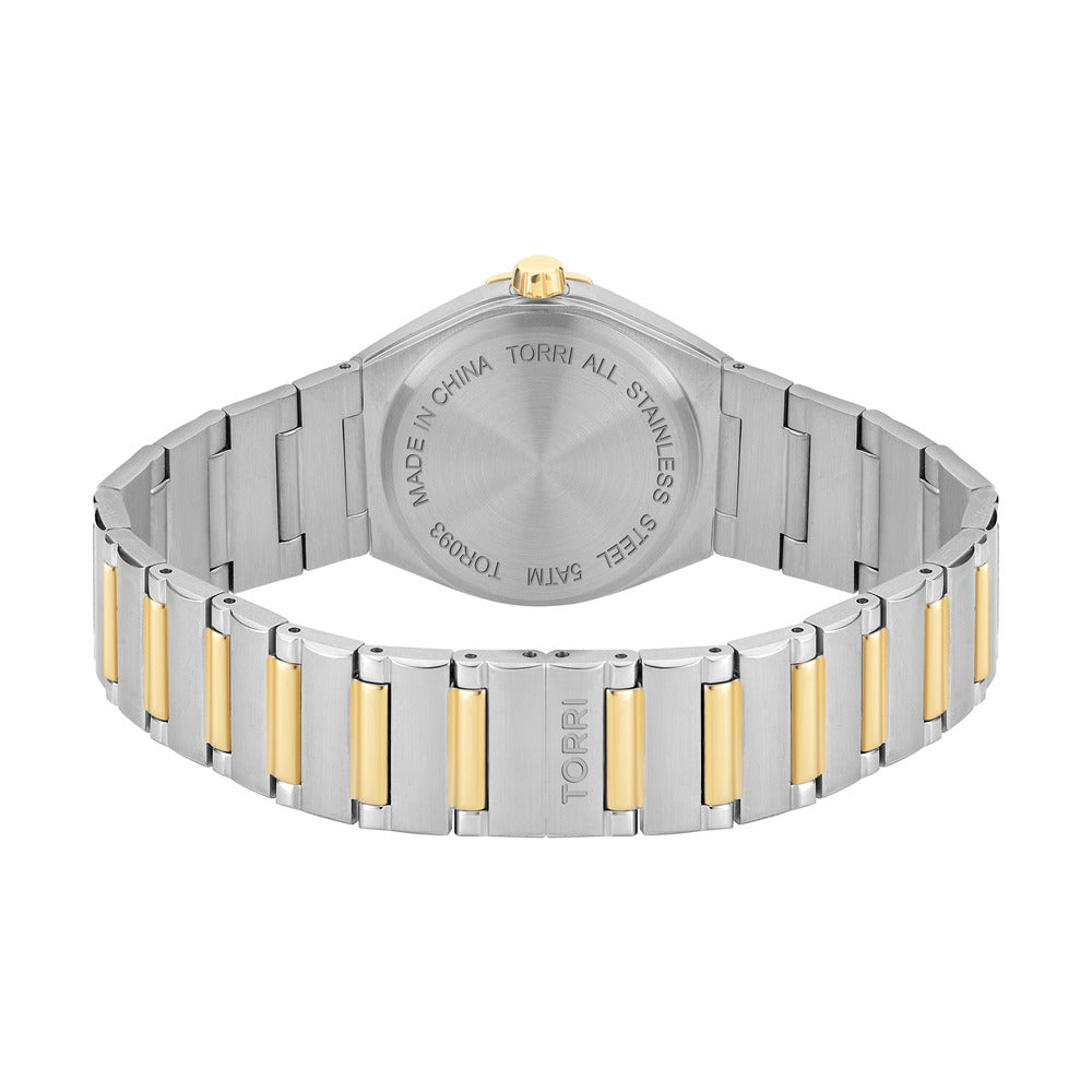 Women Manuel 34mm Silver/Gold Watch