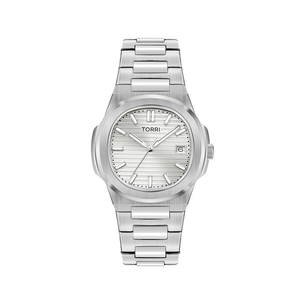 Men Narciso 39mm Silver Watch
