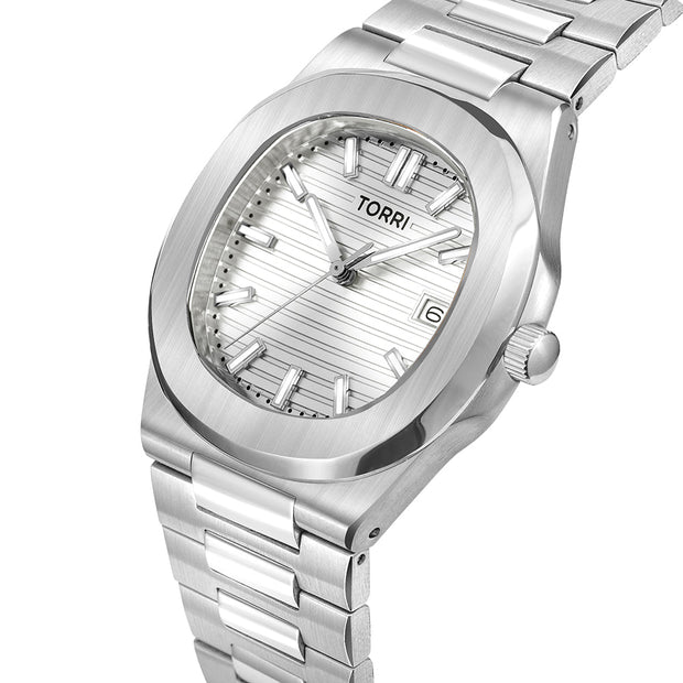 Men Narciso 39mm Silver Watch