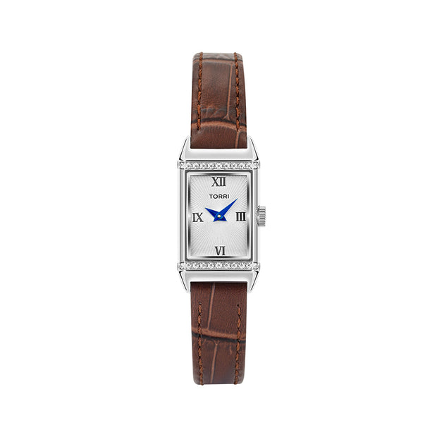 Women Leandro Brown Leather Watch