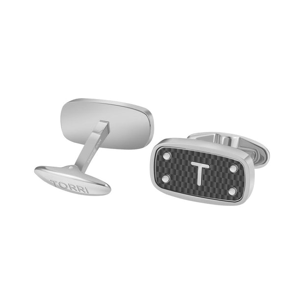 Men Bertoldo Silver Cufflink