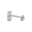 Men Bertoldo Silver Cufflink