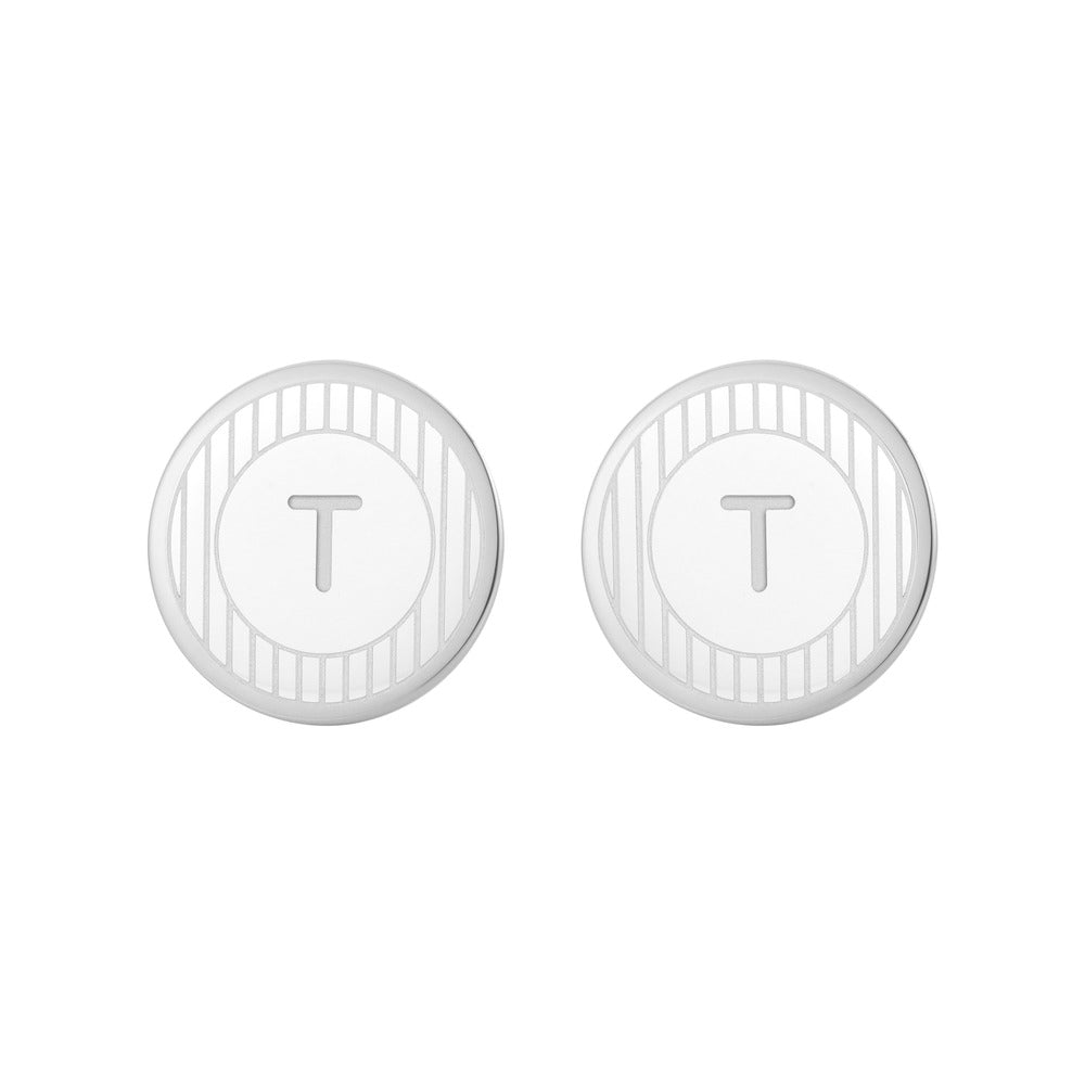 Men Cirillo Silver Cufflink