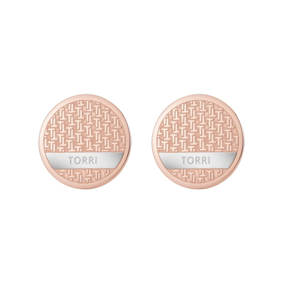 Men Elpidio Rose Gold Cufflink